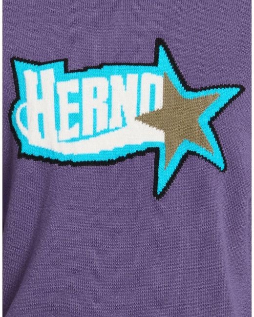 Herno Blue Sweaters for men