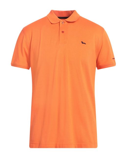 Harmont & Blaine Orange Polo Shirt for men