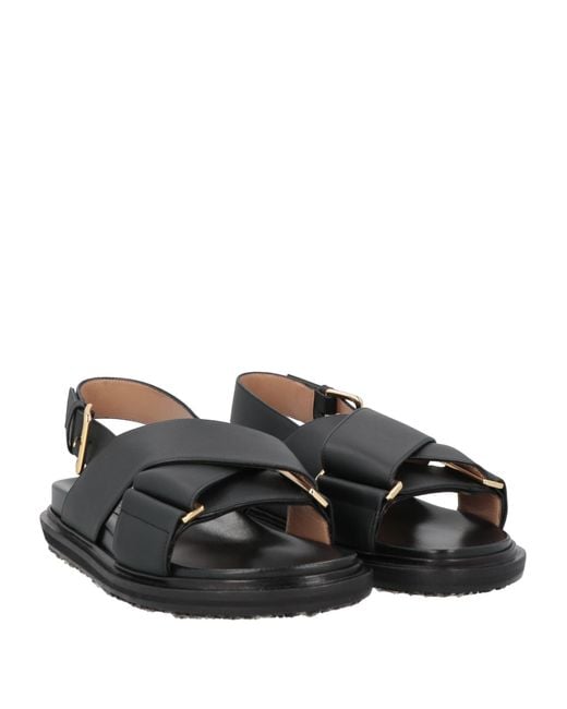Marni Black Sandale