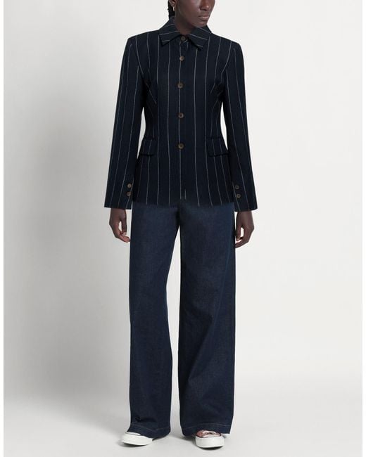 Co.Go Blue Midnight Blazer Virgin Wool, Elastane