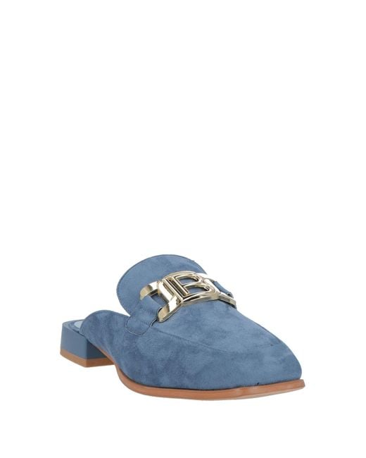 Laura Biagiotti Blue Mules & Clogs