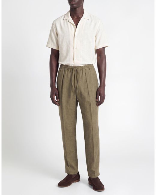 Briglia 1949 Green Pants Linen for men