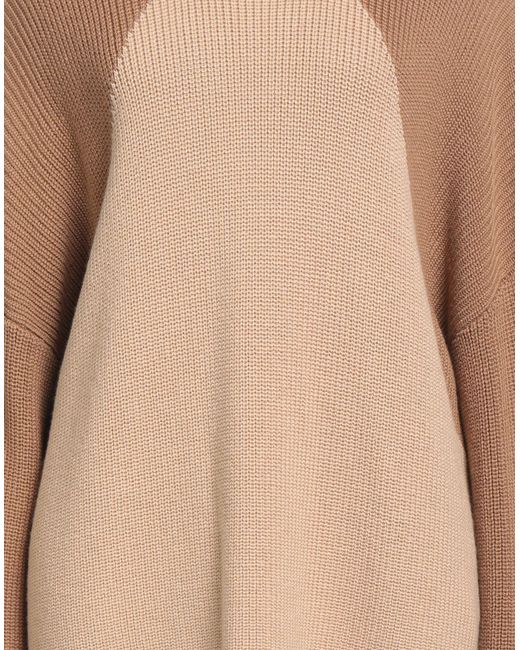 Akep Natural Camel Turtleneck Merino Wool, Acrylic