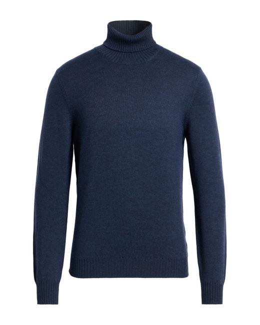 Gran Sasso Blue Turtleneck for men