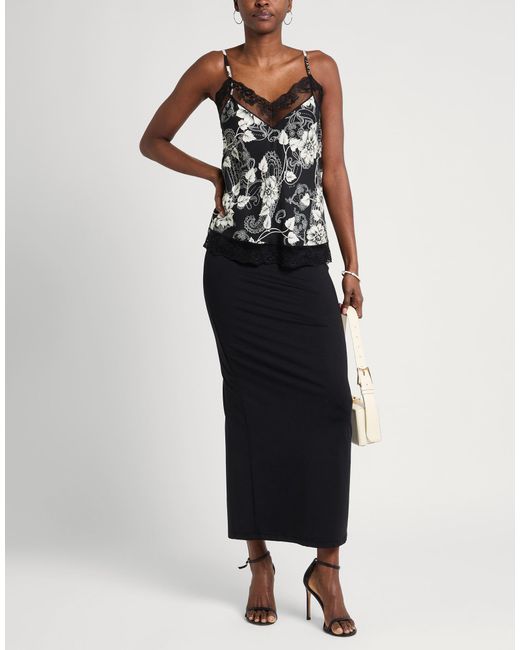 Pinko Black Top Viscose, Polyester, Polyamide