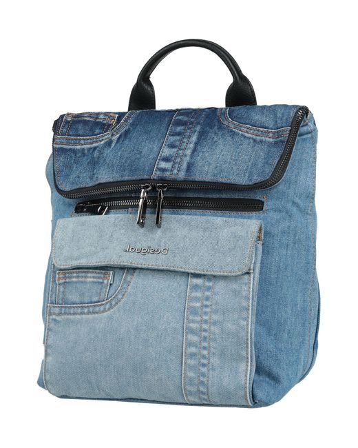 Desigual Denim Backpack in Blue | Lyst