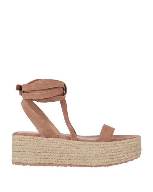 Gianvito Rossi Natural Espadrilles Leather