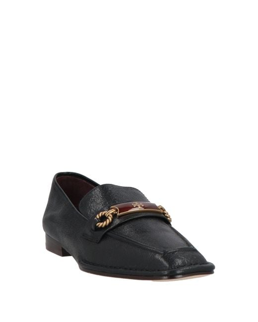 Tory Burch Black Mokassin