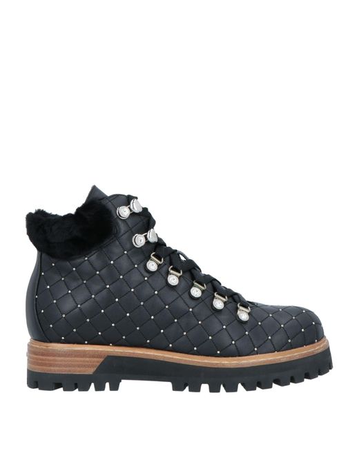 Le Silla Blue Ankle Boots