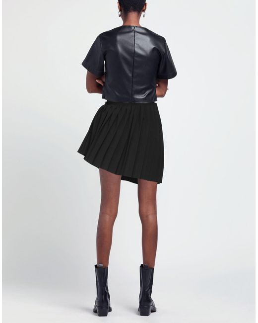 MM6 by Maison Martin Margiela Black Mini Skirt