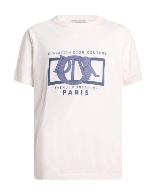 Dior White T-Shirt for men