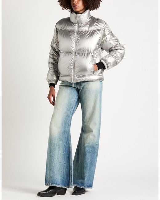 Herno Gray Laminar Puffer Polyamide