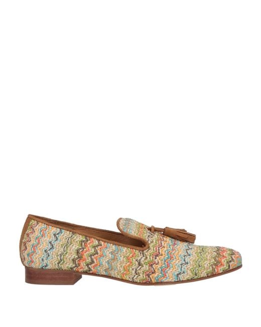 Pedro Miralles Natural Loafers Textile Fibers