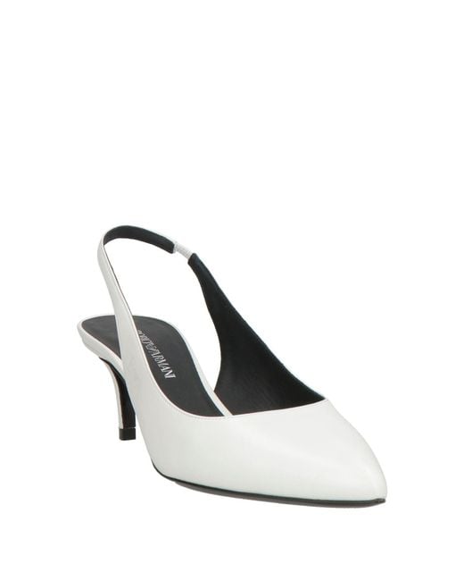 Emporio Armani White Pumps