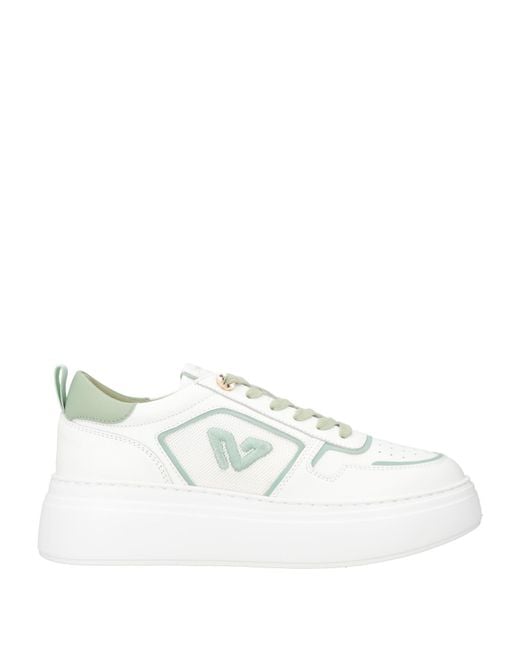 Emanuélle Vee White Sneakers Leather