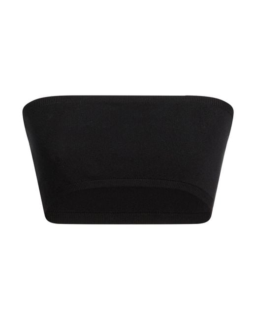 Max Mara Black Top Cotton, Polyamide, Polyester, Elastane