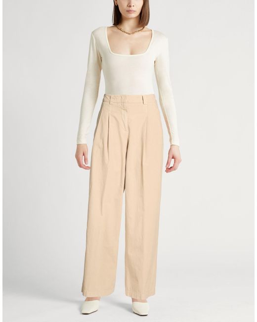 Peserico Natural Pants Cotton, Elastane