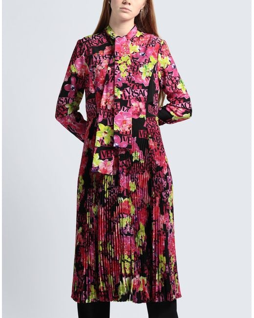 Versace Red Midi-Kleid