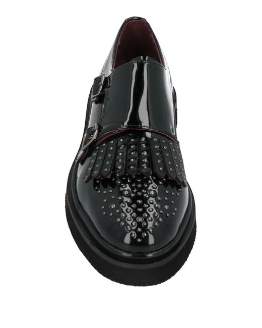 Apepazza Black Loafers Textile Fibers