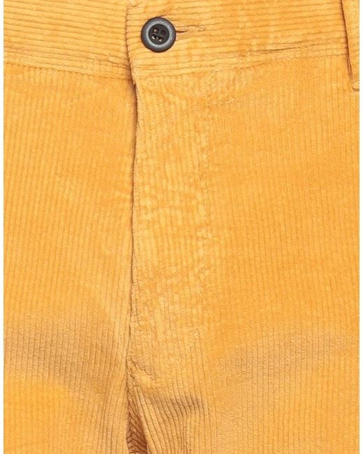Incotex Orange Trouser for men