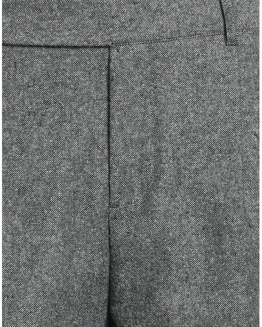 Daniele Alessandrini Gray Charcoal Pants Wool, Polyester, Polyamide for men