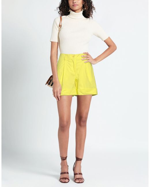 P.A.R.O.S.H. Yellow Shorts & Bermuda Shorts