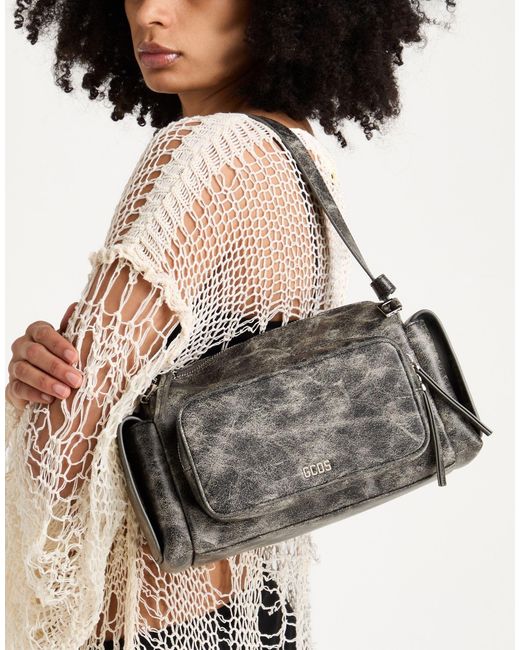 Gcds Gray Handbag Polyurethane