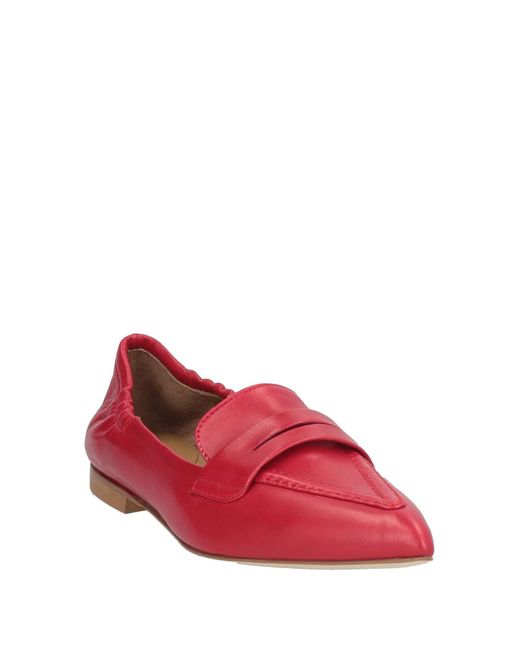 Anna F. Red Loafer