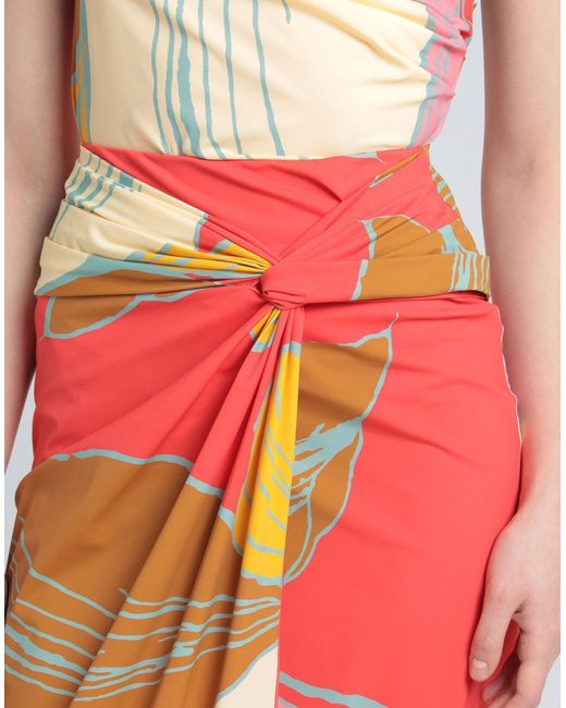 MAX&Co. Orange Midi Skirt