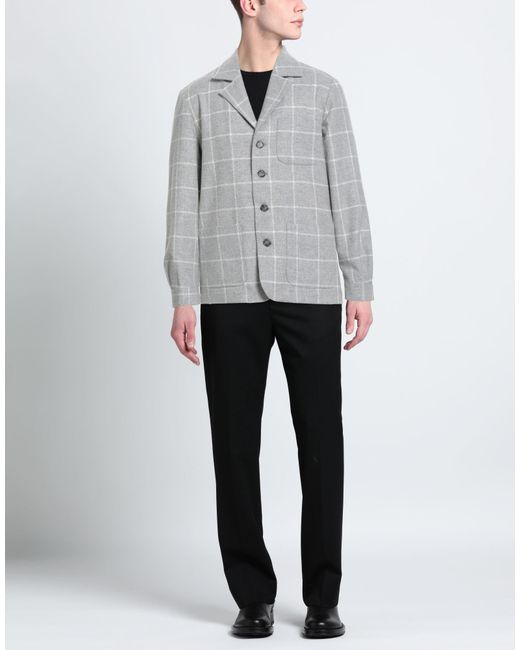 PIETRASALATA Gray Blazer Virgin Wool, Polyester, Elastane for men