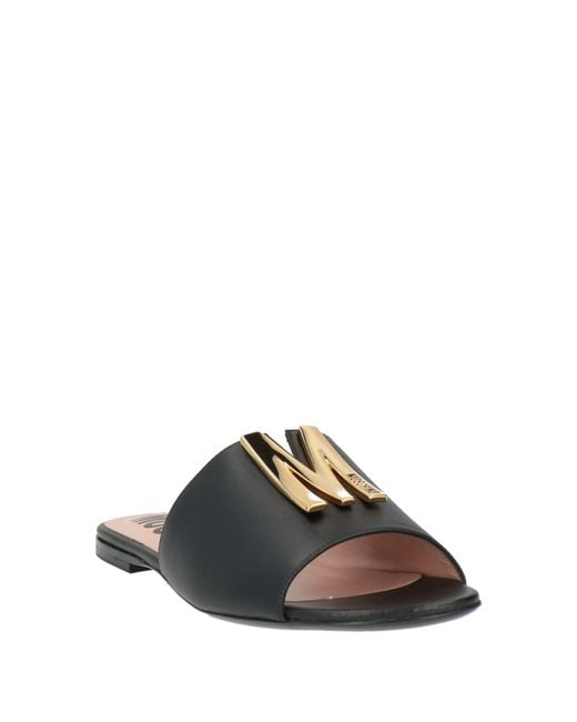Moschino Black Sandals