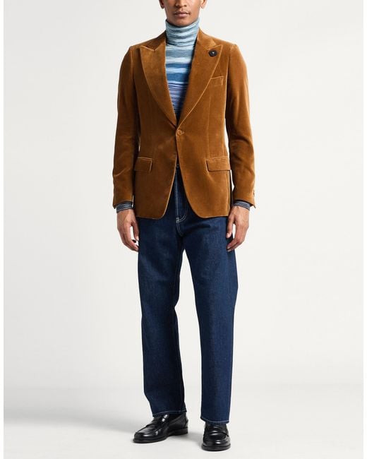 Lardini Brown Blazers for men