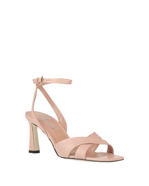 Pollini Pink Sandals Leather
