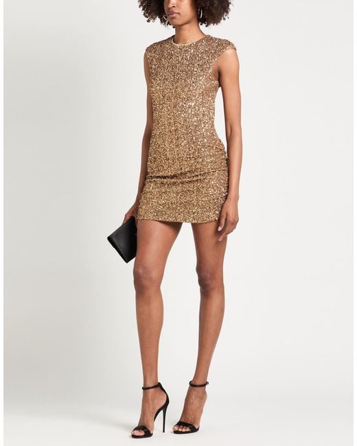 Aniye By Brown Mini Dress Polyester, Elastane