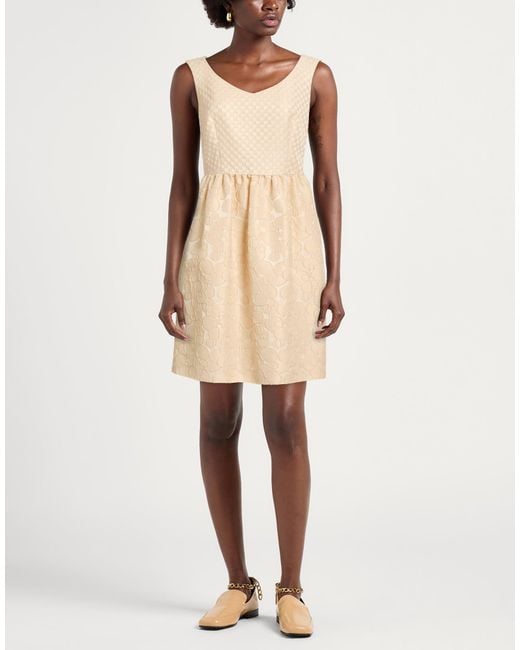 Max Mara Natural Mini Dresses