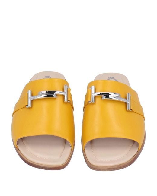 Tod's Yellow Sandals