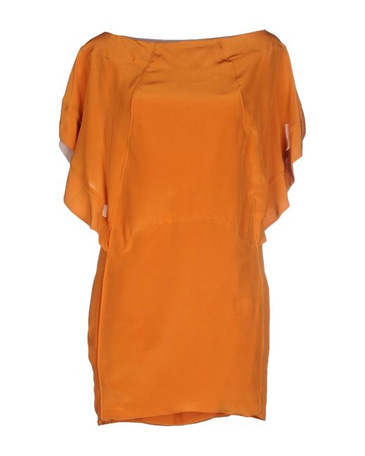 Pinko Orange Mini Dress