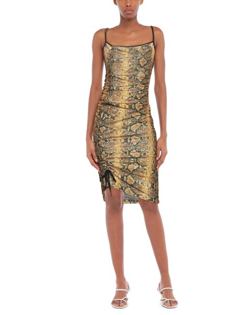 Gcds Natural Midi Dress