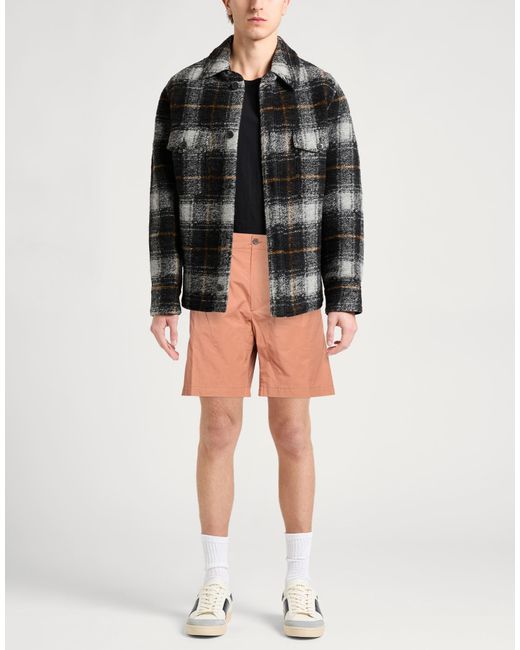 Messagerie Orange Shorts & Bermuda Shorts Cotton, Elastane for men