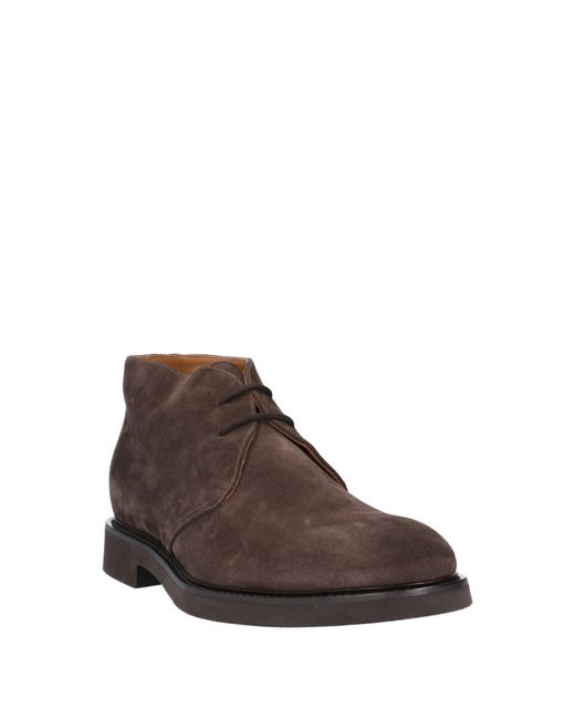 Doucal's Brown Ankle Boots for men