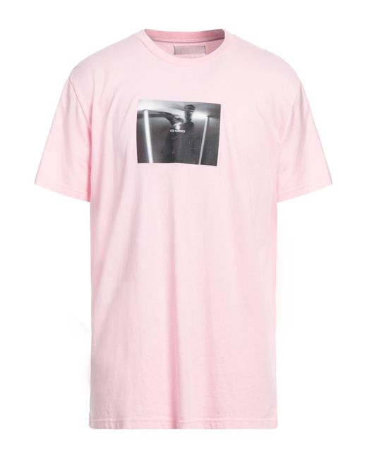 Les Hommes Pink T-shirt for men