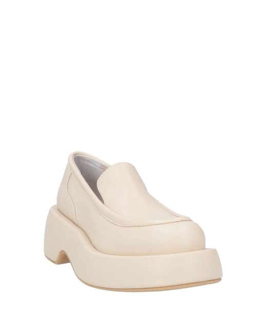 Paloma Barceló Natural Dorete Loafers Leather
