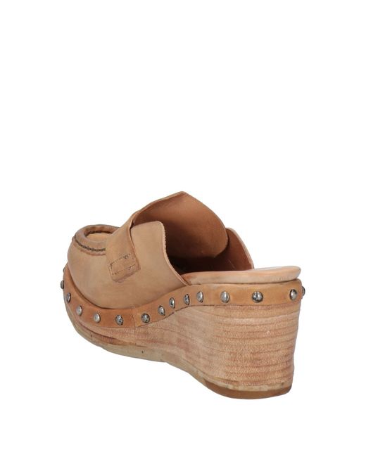 Ovye' By Cristina Lucchi Brown Mules & Clogs