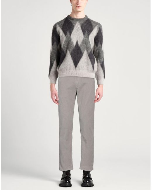 Dondup Gray Pants Cotton, Elastane for men