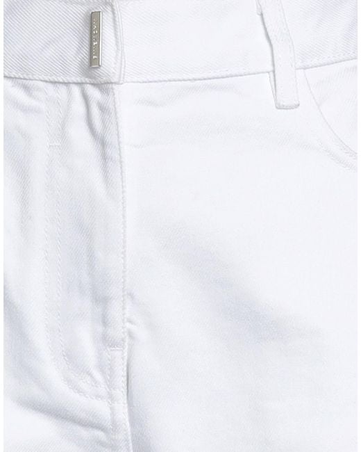 Givenchy White Shorts & Bermuda Shorts Cotton, Polyester