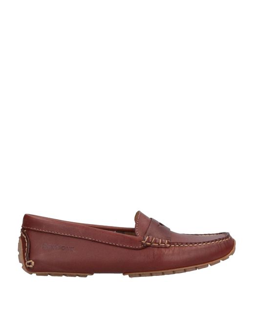 Barbour Red Loafers
