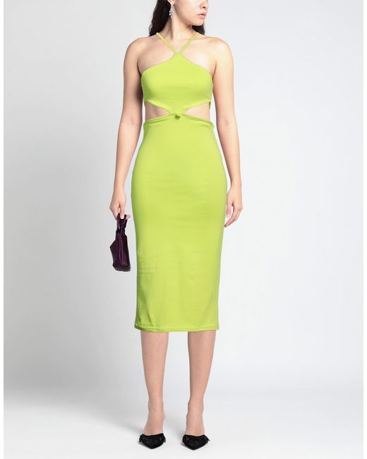 Mangano Green Midi Dress