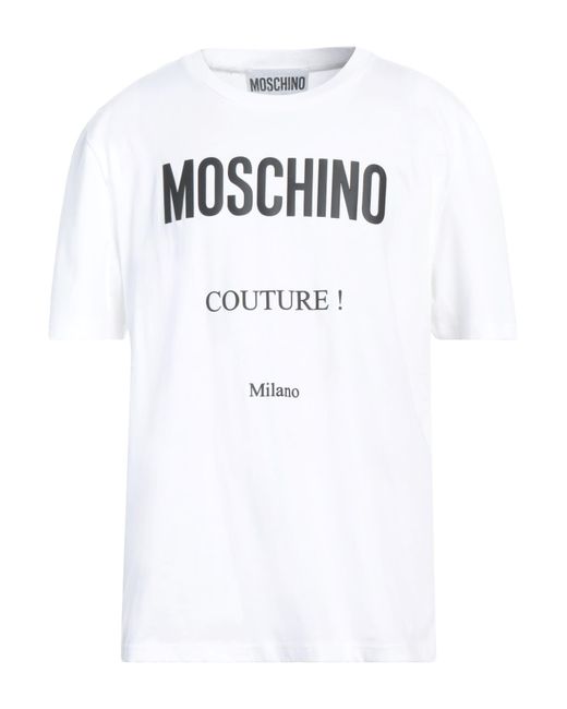 Moschino White T-shirt for men