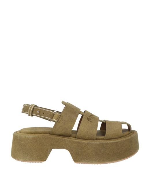 J.W. Anderson Green Sandals