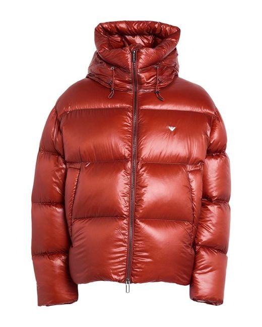 Emporio Armani Red Puffer for men